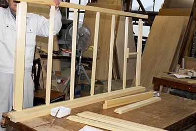 建具製作の工程4